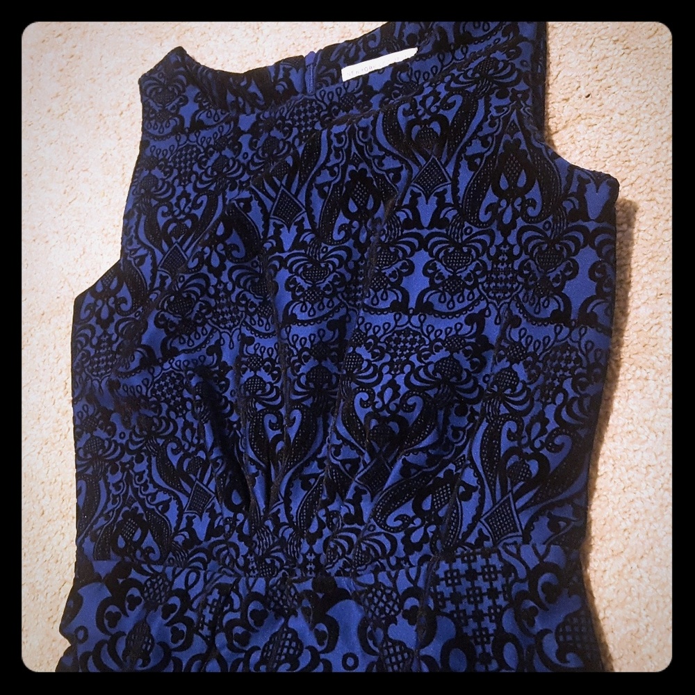 New york and company velvette dress